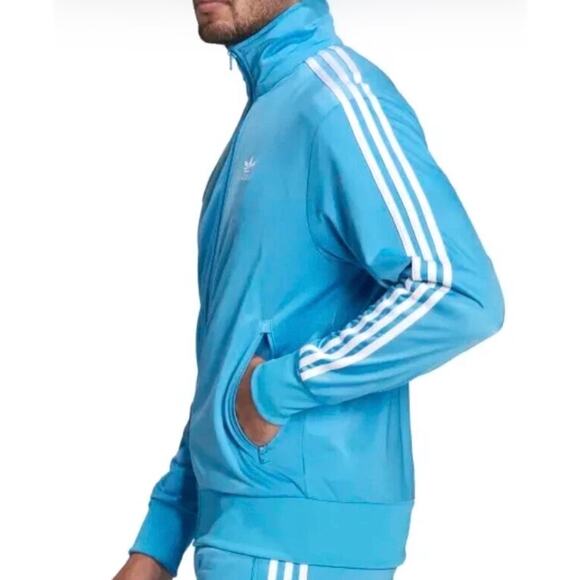 NEW ADIDAS FIREBIRD IR9909 Tracksuit Adicolor Large Semi Blue Burst / UNC - Picture 3 of 7